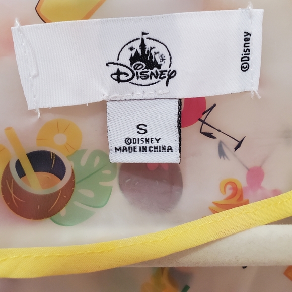 Disney Parks Women's Rain Coat Jacket Falmingo Mickey Treats Dole Whip Size: S - Picture 9 of 14